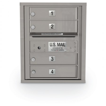 4 Door 4C Horizontal Mailbox