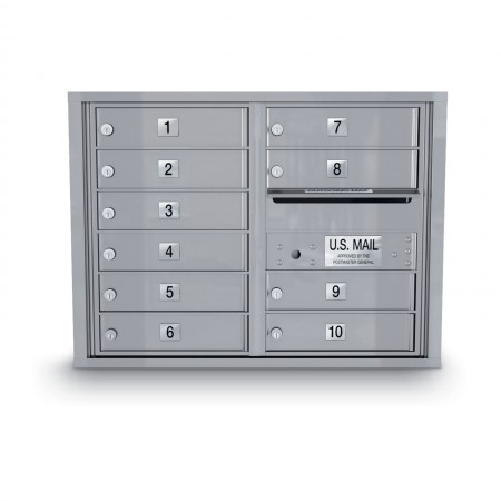 10 Door 4C Horizontal Mailbox