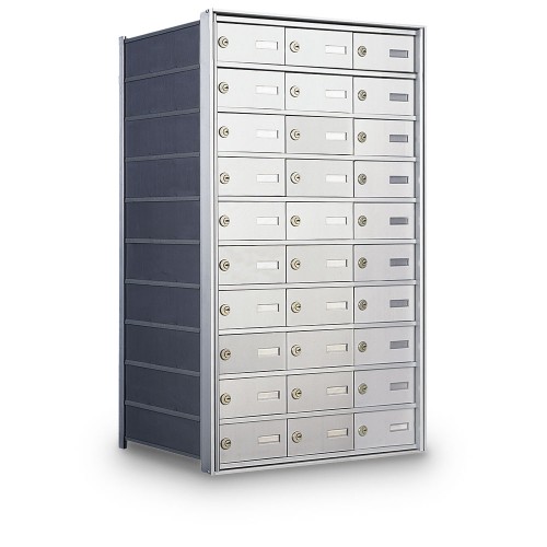 30 Door Private Use Rear Loading Horizontal Mailbox