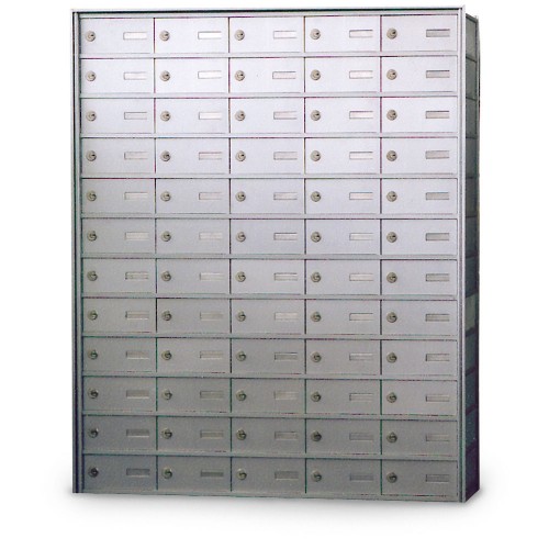 60 Door Private Use Rear Loading Horizontal Mailbox