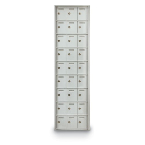 27 Door Private Use Rear Loading Horizontal Mailbox
