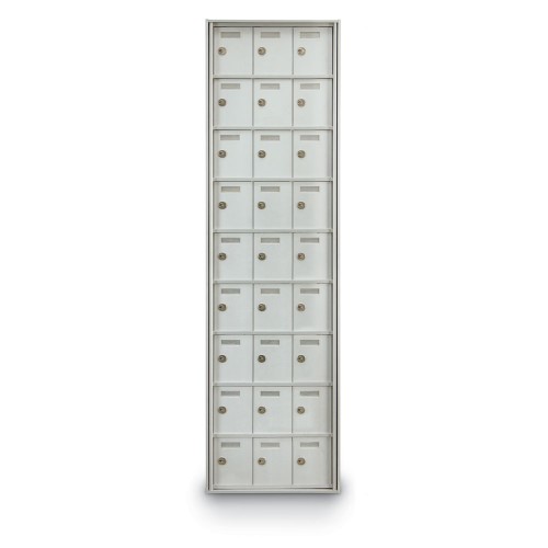 27 Door Private Use Rear Loading Horizontal Mailbox