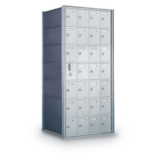 27 Door Private Use Front Loading Horizontal Mailbox