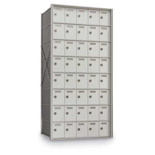 40 Door Private Use Rear Loading Horizontal Mailbox