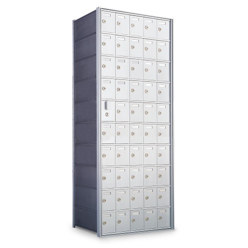 49 Door Private Use Front Loading Horizontal Mailbox