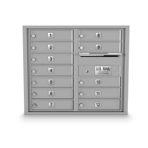 12 Door 4C Horizontal Mailbox