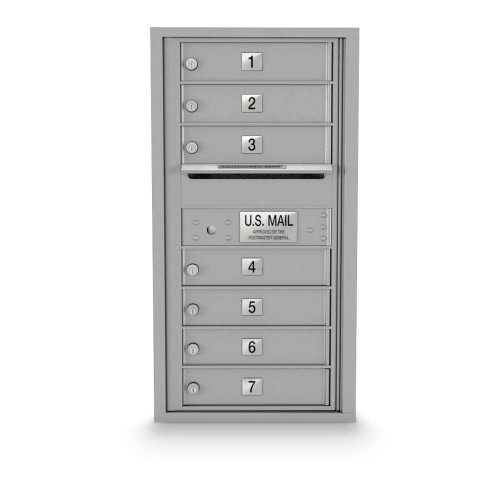 7 Door 4C Horizontal Mailbox