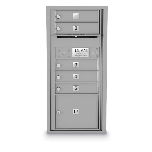 5 Door 4C Horizontal 4C Mailbox