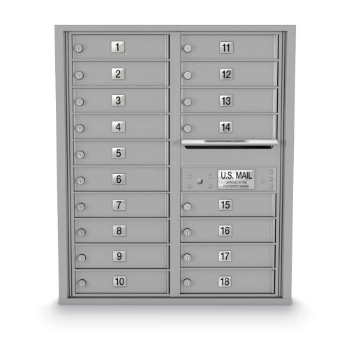 18 Door 4C Horizontal Mailbox