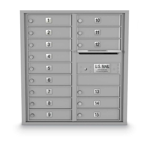 15 Door 4C Horizontal Mailbox