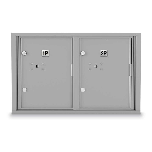 2 Parcel Locker 4C Horizontal Mailbox