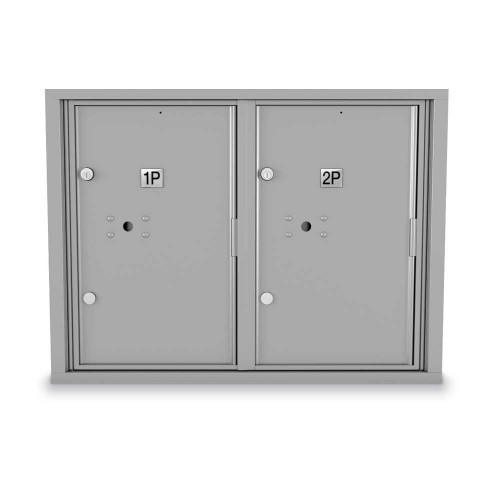 2 Parcel Locker 4C Horizontal Mailbox