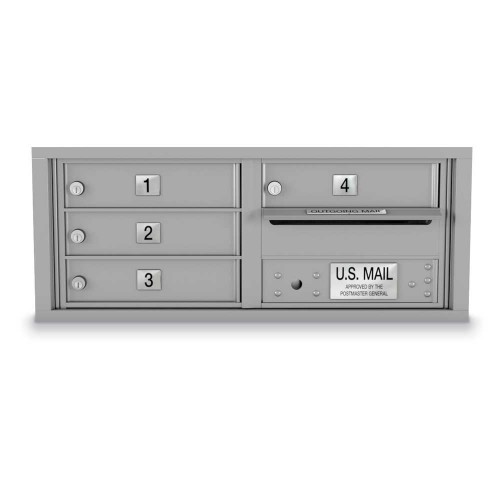 4 Door 4C Horizontal Mailbox