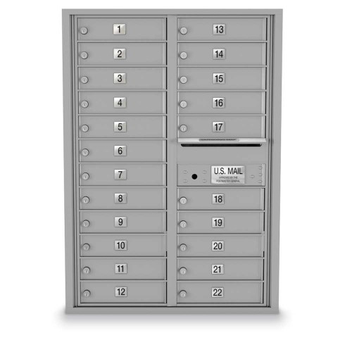 22 Door 4C Horizontal Mailbox