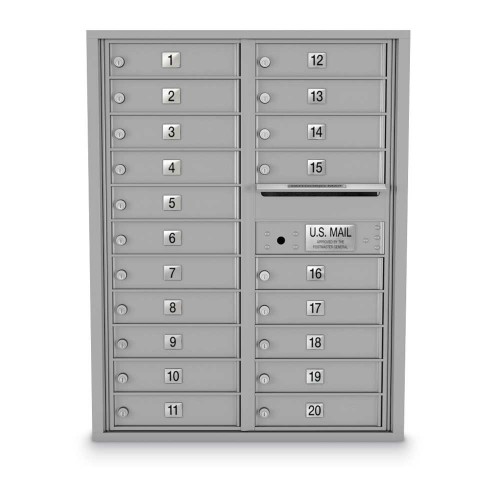 20 Door 4C Horizontal Mailbox