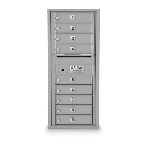 9 Door 4C Horizontal Mailbox
