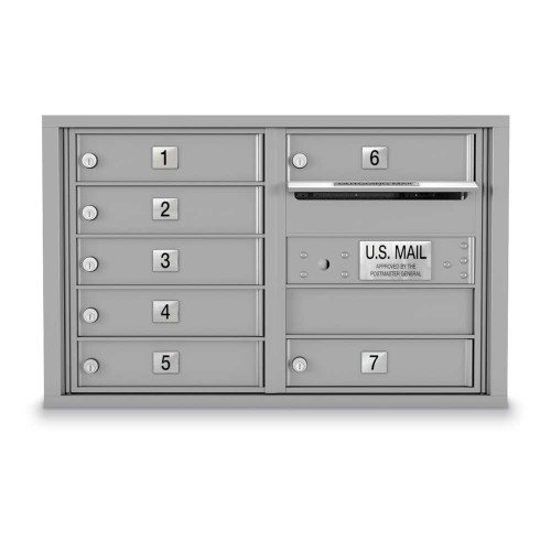 7 Door 4C Horizontal Mailbox