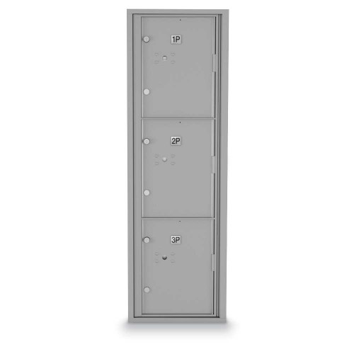 3 Parcel Locker 4C Horizontal Mailbox