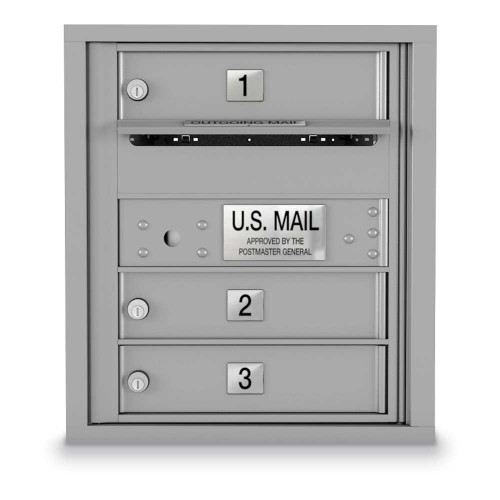 3 Door 4C Horizontal Mailbox