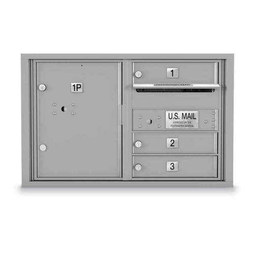 3 Door 4C Horizontal Mailbox