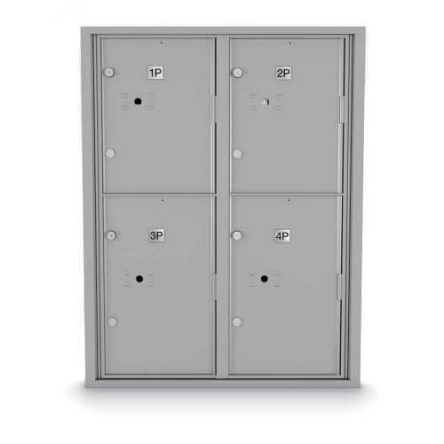 4 Parcel Locker 4C Horizontal Mailbox