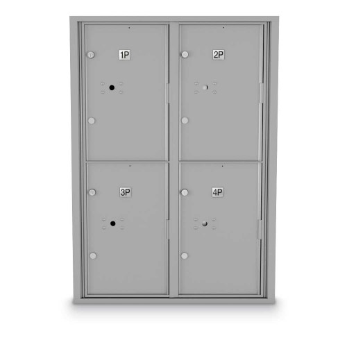 4 Parcel Locker 4C Horizontal Mailbox