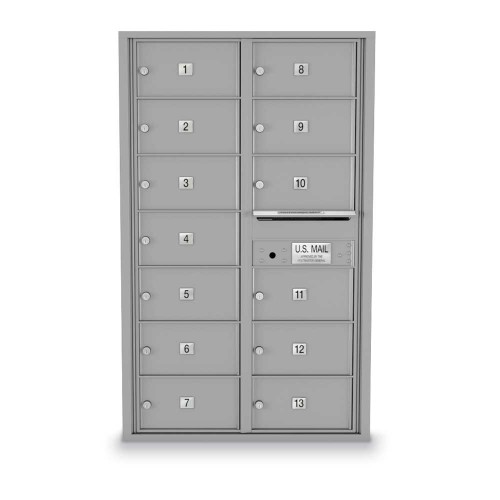 13 Door Over-sized 4C Horizontal Mailbox