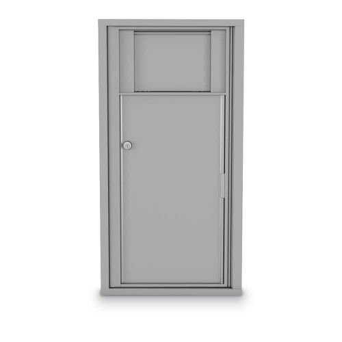 1 Waste Receptacle 4C Horizontal Mailbox