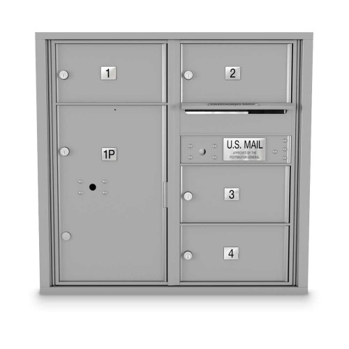 4 Door Over-sized 4C Horizontal Mailbox