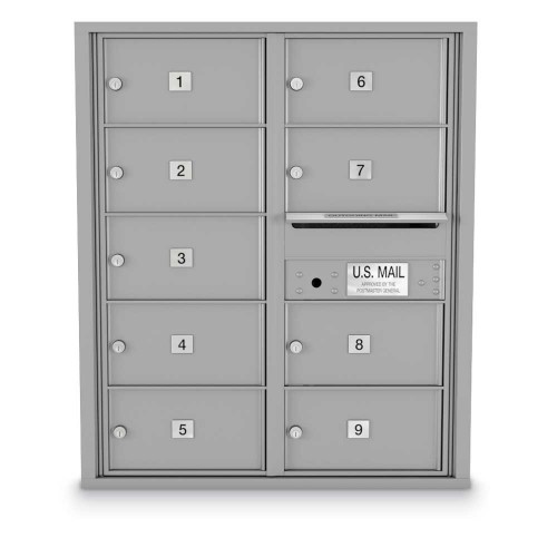 7 Door Over-sized 4C Horizontal Mailbox