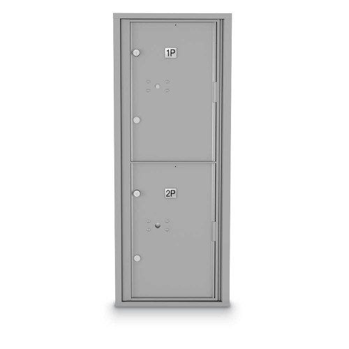 2 Parcel Locker 4C Horizontal Mailbox