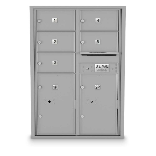 5 Door Over-sized 4C Horizontal Mailbox