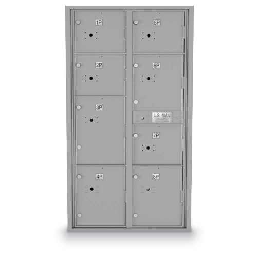8 Parcel Locker 4C Horizontal Mailbox