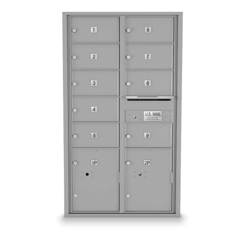 9 Door Over-sized 4C Horizontal Mailbox