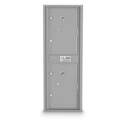 2 Parcel Locker 4C Horizontal Mailbox