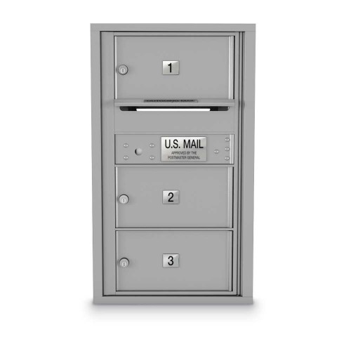 3 Door Over-sized 4C Horizontal Mailbox