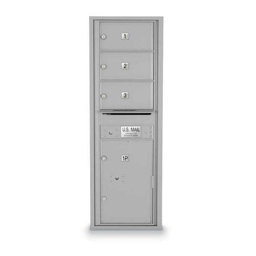 3 Door Over-sized 4C Horizontal Mailbox