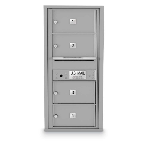 4 Door Over-sized 4C Horizontal Mailbox