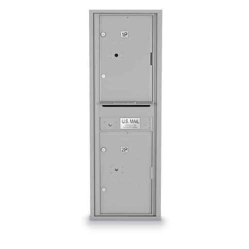 2 Parcel Locker 4C Horizontal Mailbox