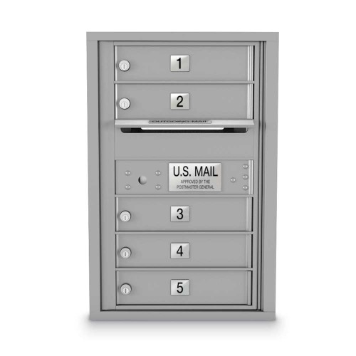 5 Door 4C Horizontal 4C Mailbox