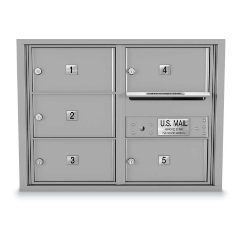 5 Door Over-sized 4C Horizontal Mailbox