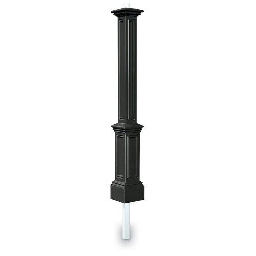 Signature Lamp Post With Mount, Black or White