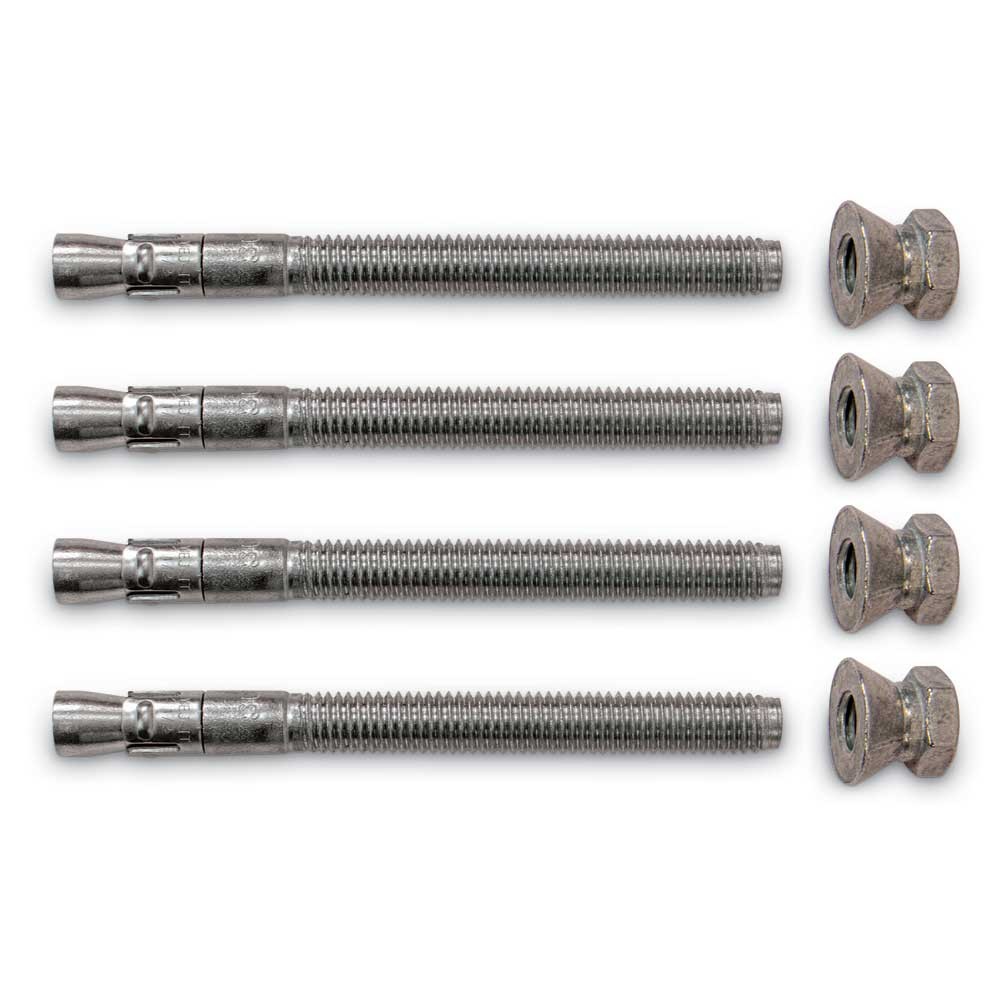 HeavyDuty Wedge Anchor Bolt Set with TamperResistant Hex Nuts for CBUs