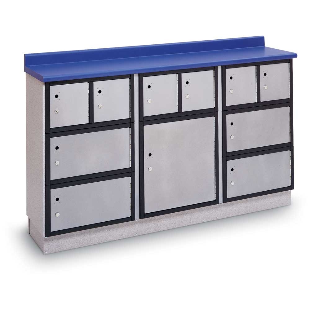 Secure Storage Locker with Writing Surface, 72"W - CABINET ONLY