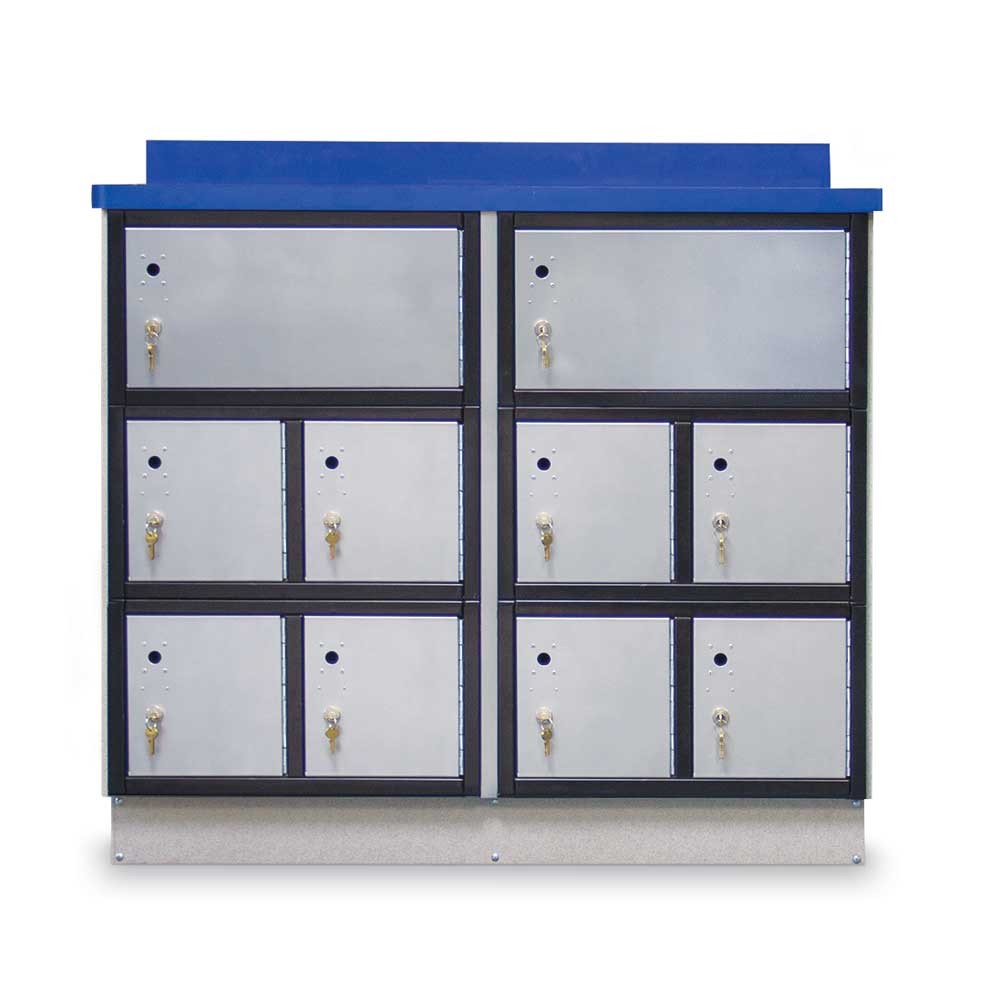 Secure Storage Locker with Writing Surface, 48"W