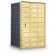26 Door Private Use Front Loading Horizontal Mailbox - Gold