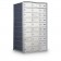 30 Door Private Use Rear Loading Horizontal Mailbox - Silver