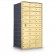 32 Door Private Use Front Loading Horizontal Mailbox - Gold