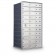 32 Door Private Use Front Loading Horizontal Mailbox - Silver