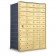 43 Door Private Use Front Loading Horizontal Mailbox - Gold